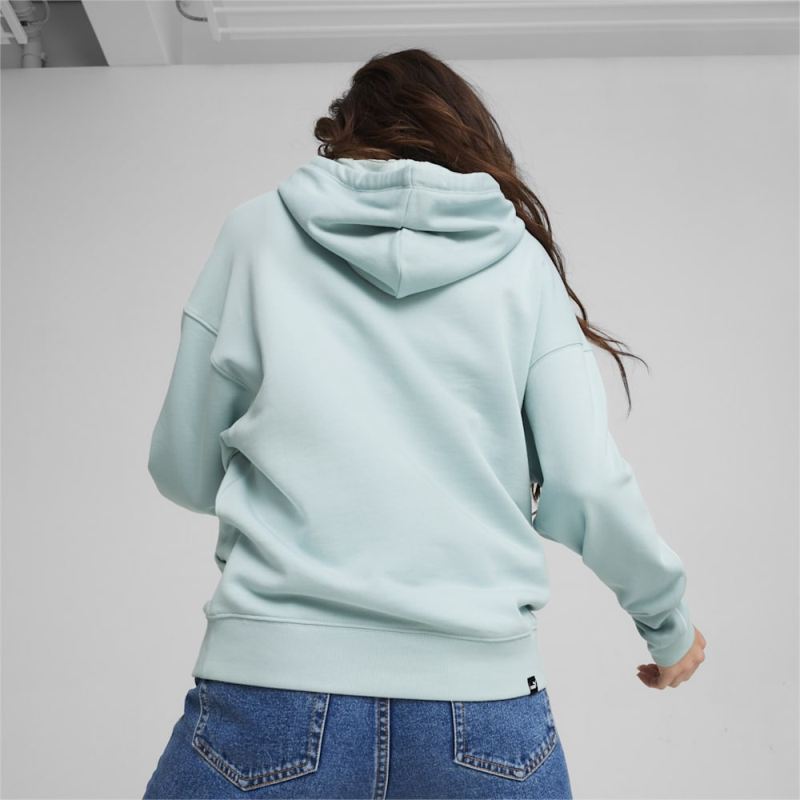 Puma | Women's HER Hoodie - Turquoise Surf