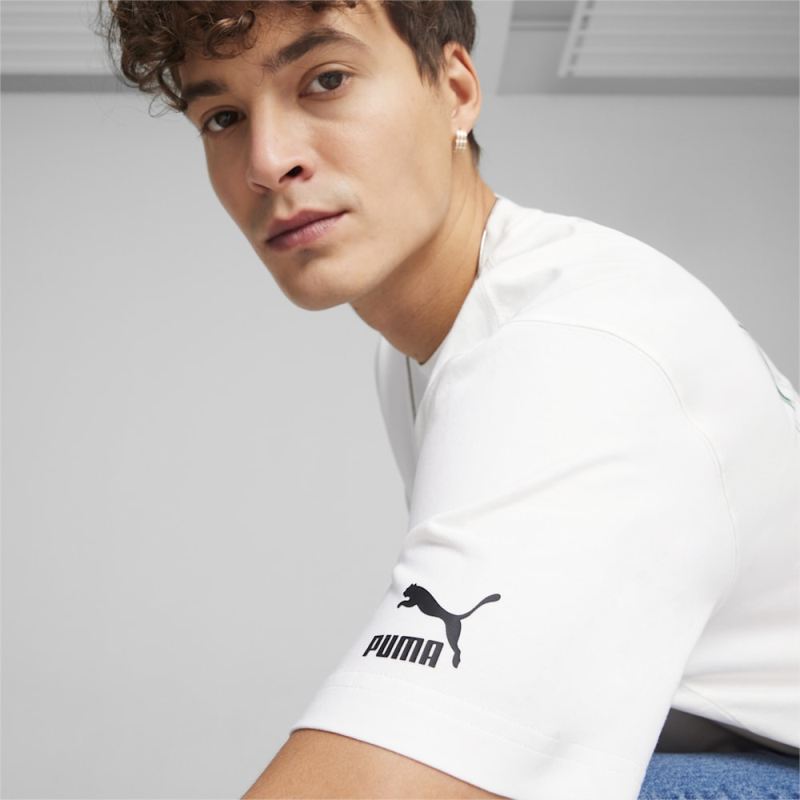 Puma | Men's For the Fanbase Puma | Men's TEAM Graphic Tee - White