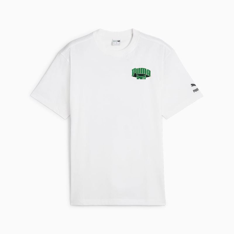 Puma | Men's For the Fanbase Puma | Men's TEAM Graphic Tee - White