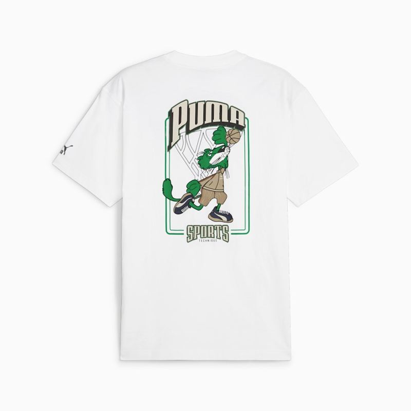 Puma | Men's For the Fanbase Puma | Men's TEAM Graphic Tee - White