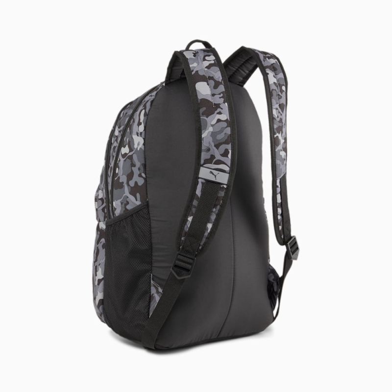 Puma | Women's Academy Backpack - Concrete Gray-Camo AOP