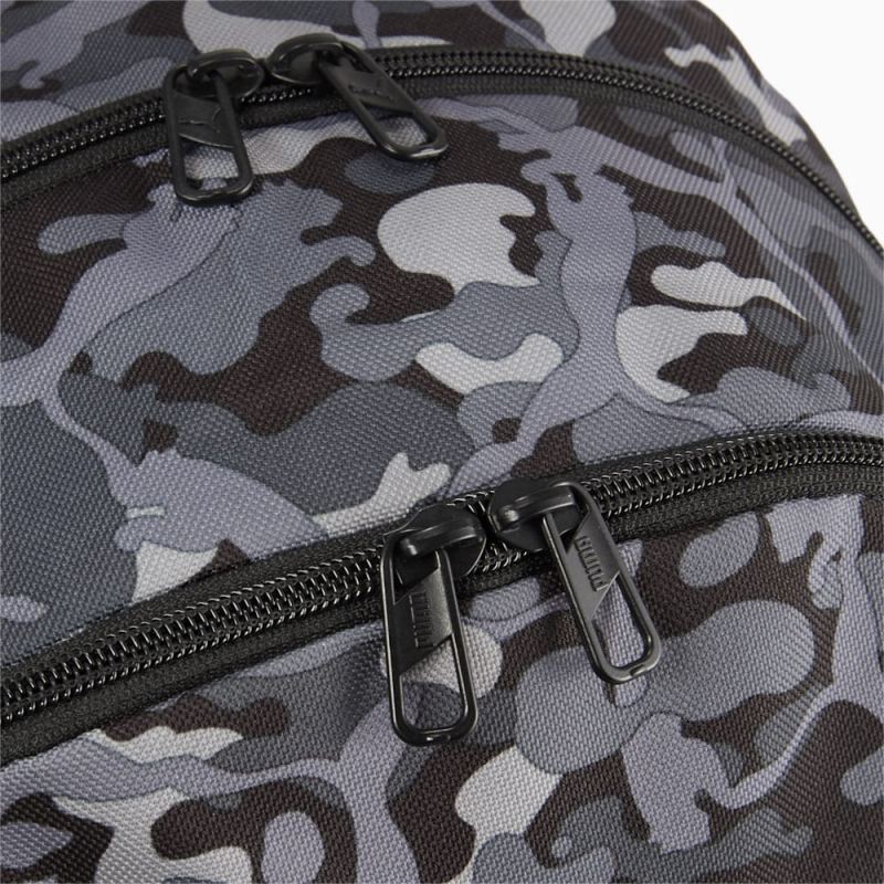 Puma | Women's Academy Backpack - Concrete Gray-Camo AOP