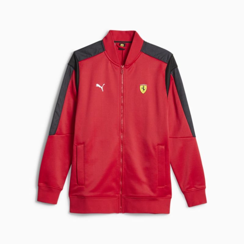 Puma | Men's Scuderia Ferrari Race MT7 Track Jacket - Rosso Corsa