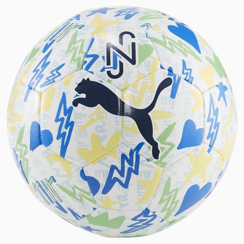 Puma | Women's NEYMAR JR Graphic Soccer Ball - White-multicolor