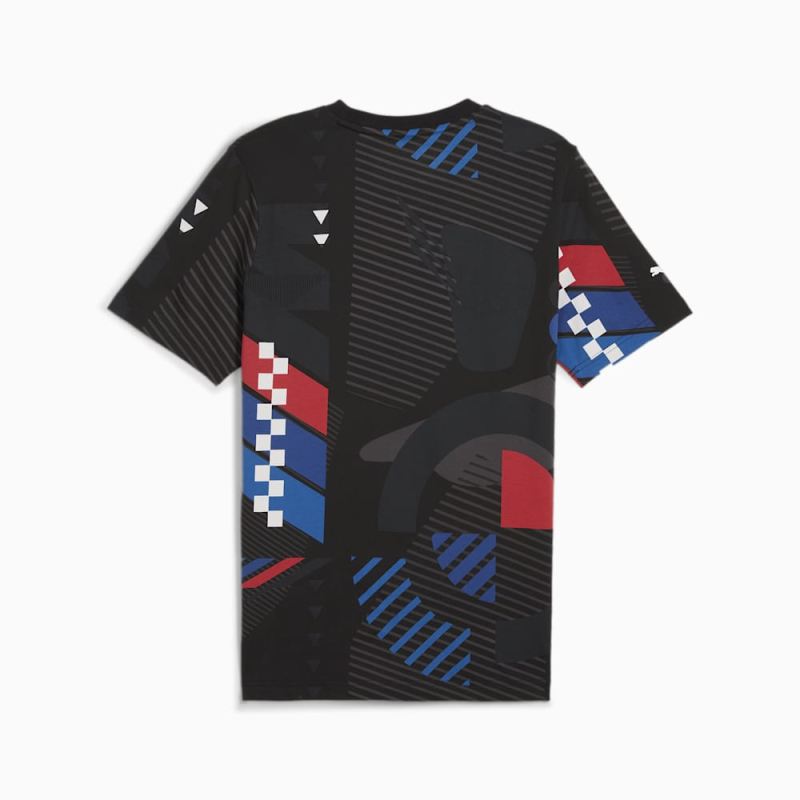 Puma | Men's BMW M Motorsport AOP Motorsports Tee - Black-AOP