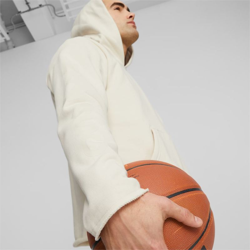 Puma | Men's Above the Clouds Basketball Hoodie - Alpine Snow