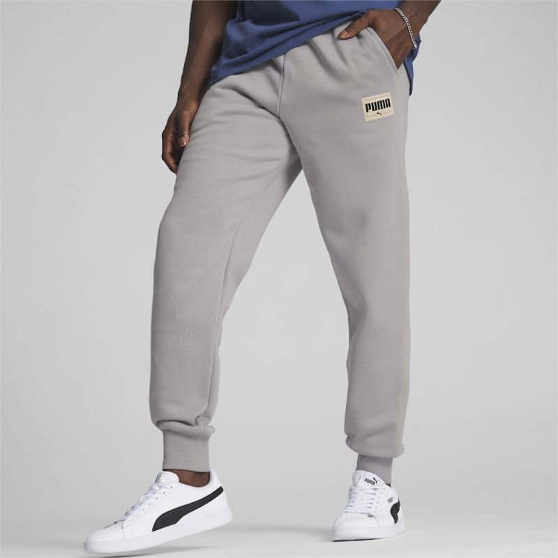 Puma | Men's Full Length Sweatpants - Concrete Gray