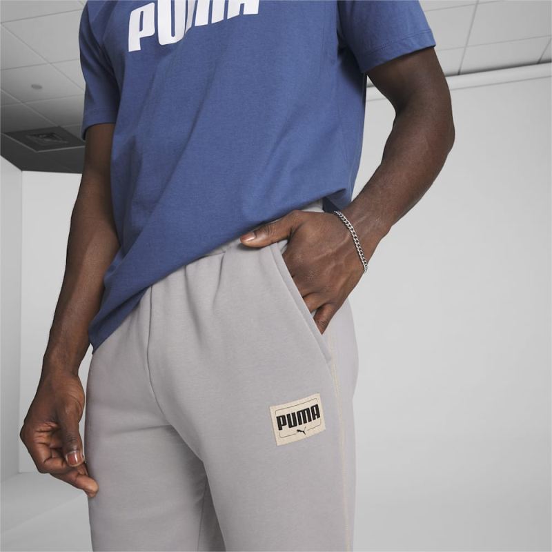 Puma | Men's Full Length Sweatpants - Concrete Gray