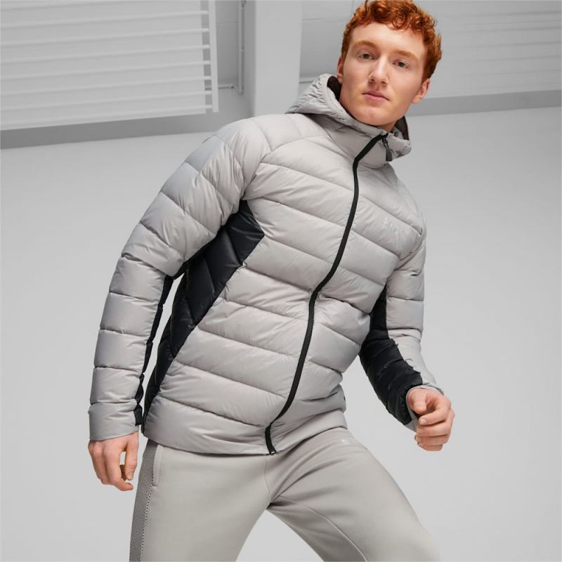 Puma | Men's PackLITE Down Jacket - Concrete Gray