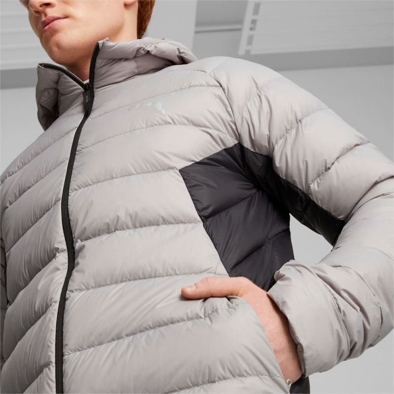 Puma | Men's PackLITE Down Jacket - Concrete Gray