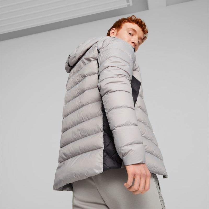 Puma | Men's PackLITE Down Jacket - Concrete Gray