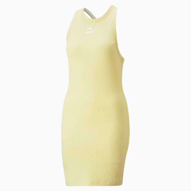 Puma | Women's Classics Sleeveless Dress - Light Straw