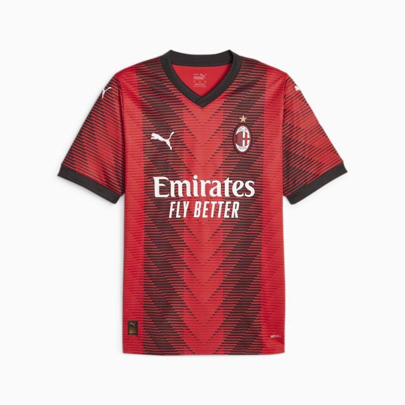 Puma | Men's AC Milan 23/24 Replica Home Jersey - For All Time Red-Black