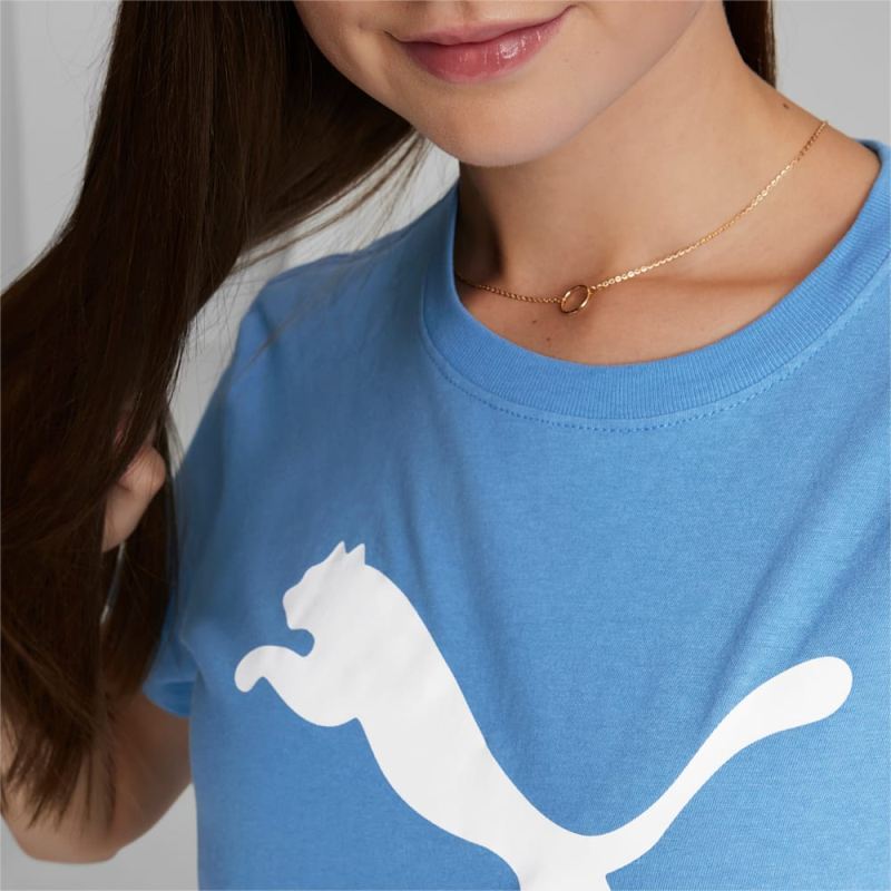 Puma | Women's Essentials Big Cat Logo Tee - Regal Blue