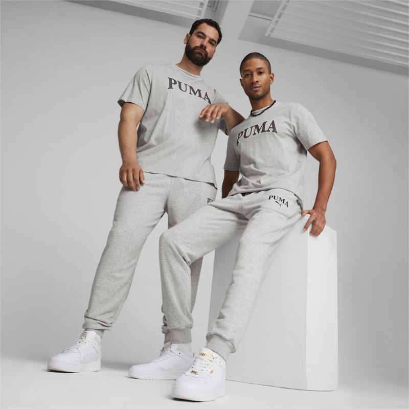 Puma | Men's SQUAD Sweatpants - Light Gray Heather