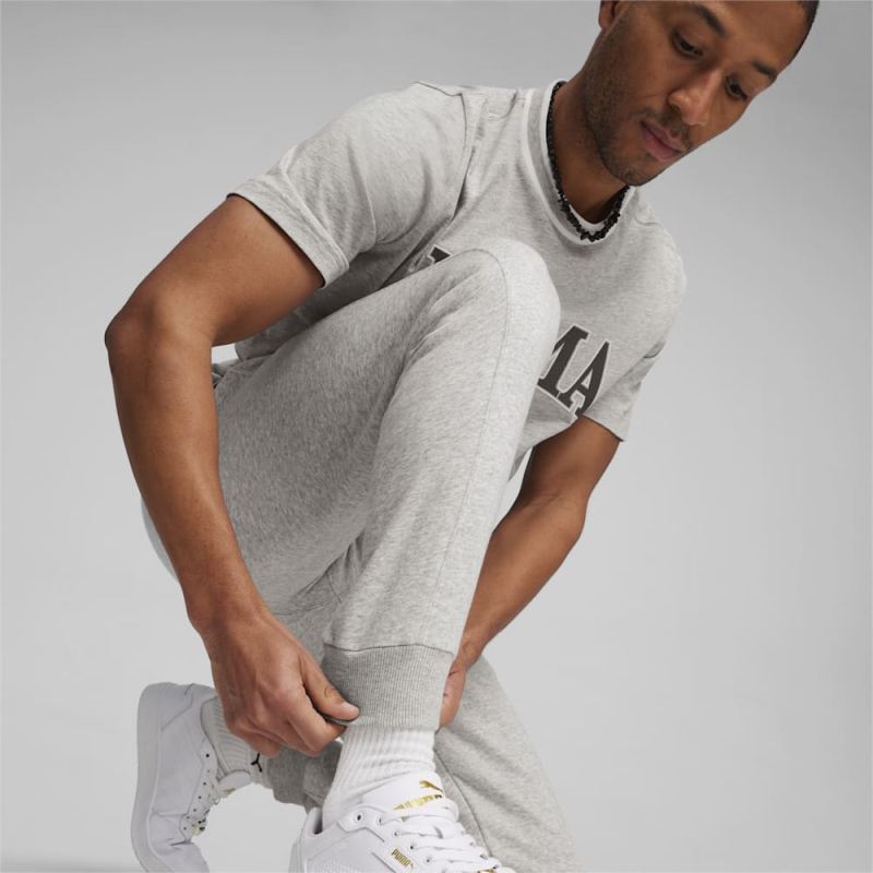 Puma | Men's SQUAD Sweatpants - Light Gray Heather