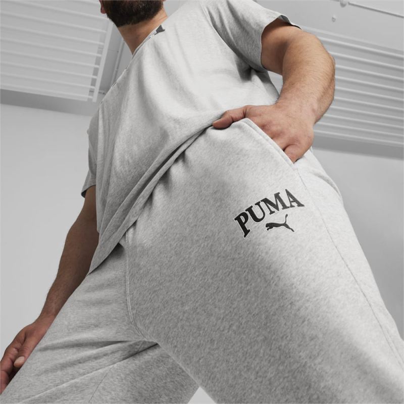 Puma | Men's SQUAD Sweatpants - Light Gray Heather