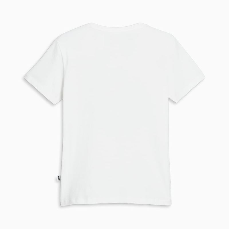 Puma | Women's ESS+ Graphic Tee - White-Malachite