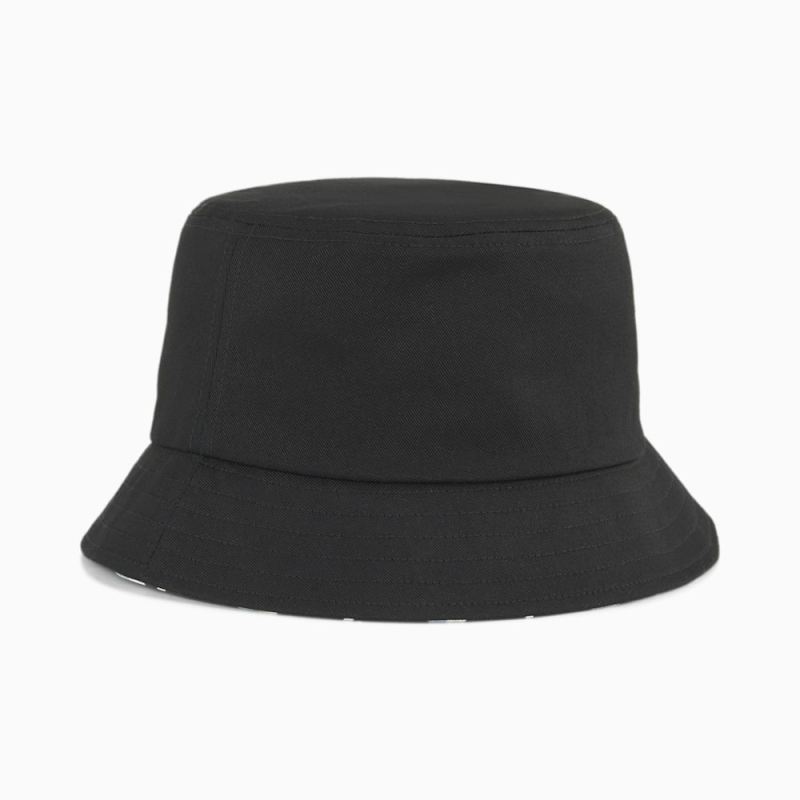 Puma | Men's ESS Elevated Bucket Hat - Black-AOP