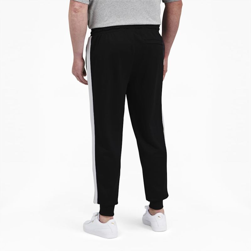 Puma | Men's Iconic T7 Track Pants Big And Tall - Black-White