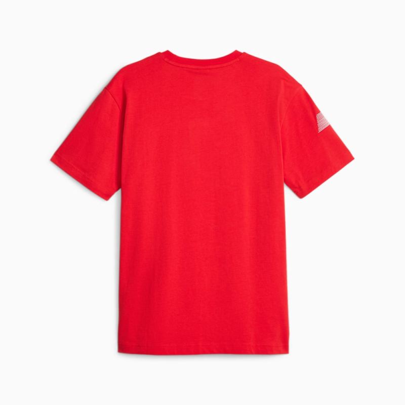 Puma | Men's Scuderia Ferrari Race Garage Crews Tee - Rosso Corsa