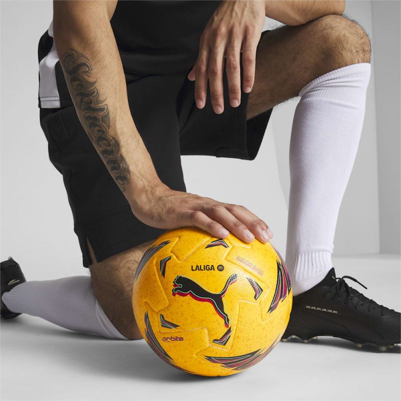 Puma | Men's Orbita LaLiga 1 Soccer Ball - Dandelion-multi colour