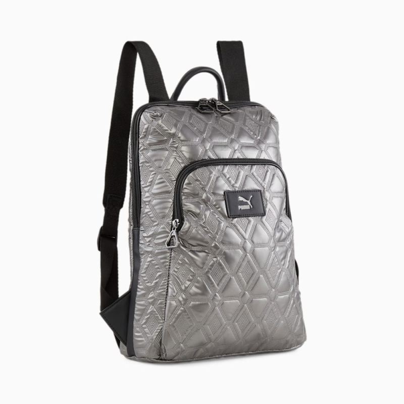 Puma | Women's Classics Archive Backpack - Smokey Gray-Metallic - Click Image to Close