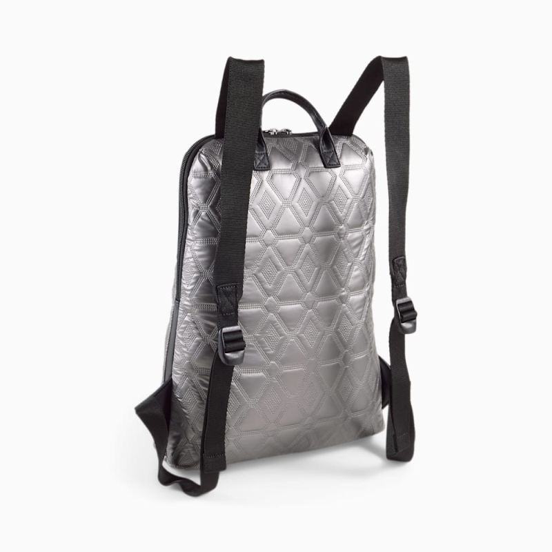 Puma | Women's Classics Archive Backpack - Smokey Gray-Metallic