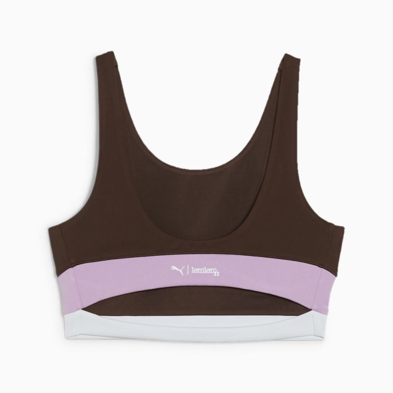 Puma | Women's x lemlem Crop Tank - Dark Chocolate