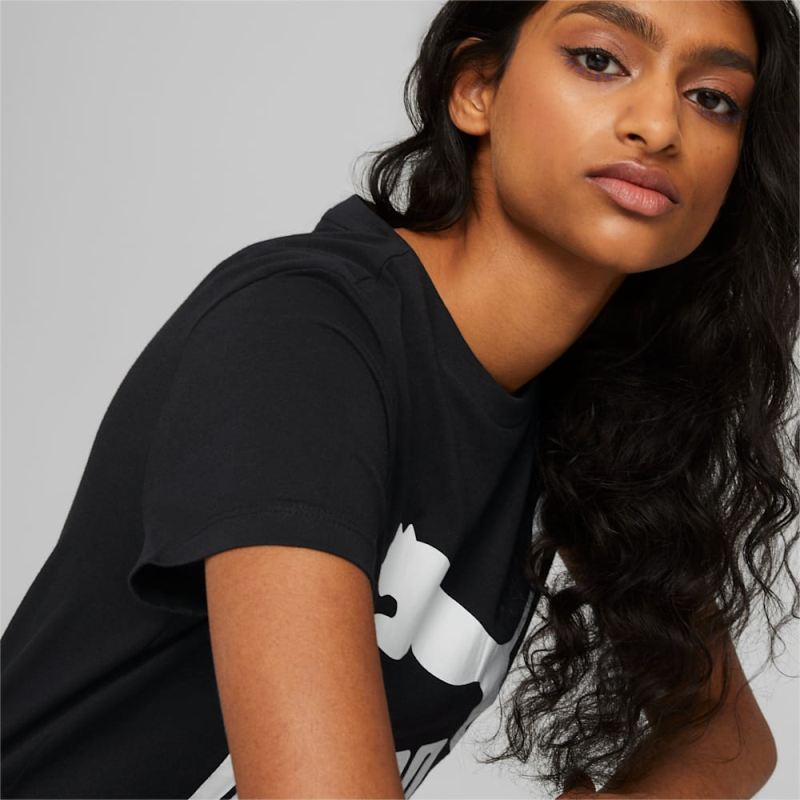 Puma | Women's Classics Logo Tee - Black