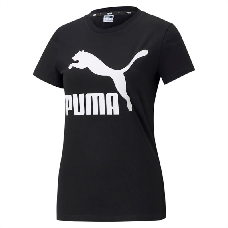 Puma | Women's Classics Logo Tee - Black