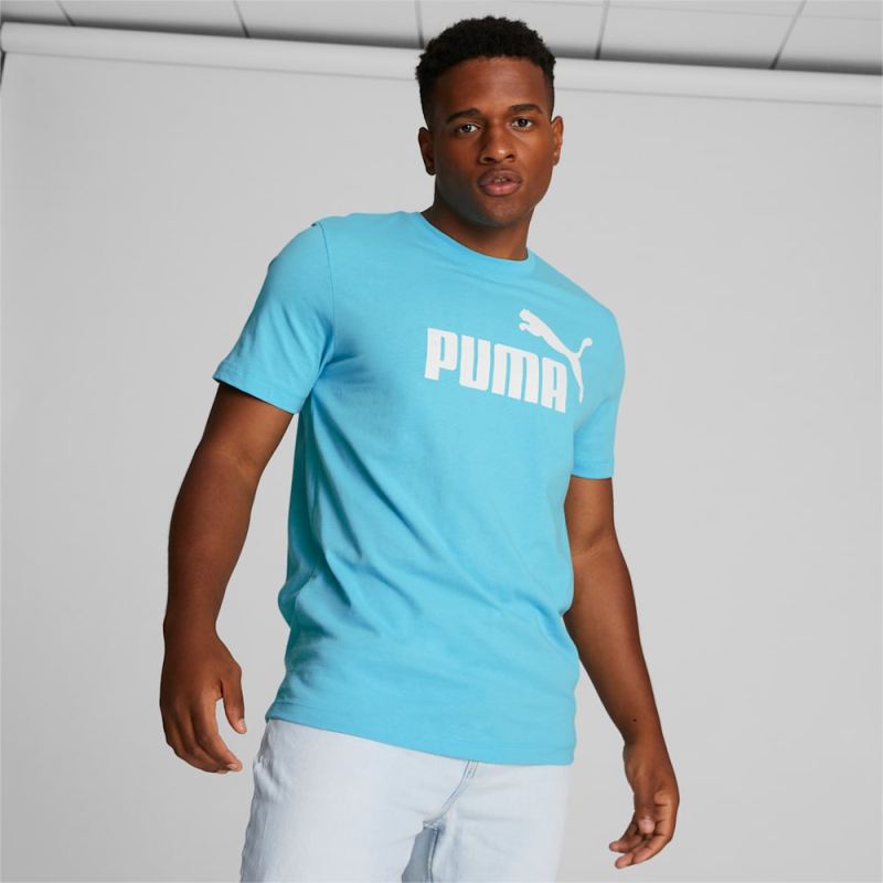 Puma | Men's Essentials Logo Tee - Hero Blue