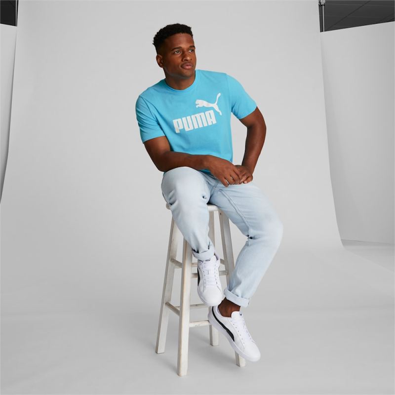 Puma | Men's Essentials Logo Tee - Hero Blue