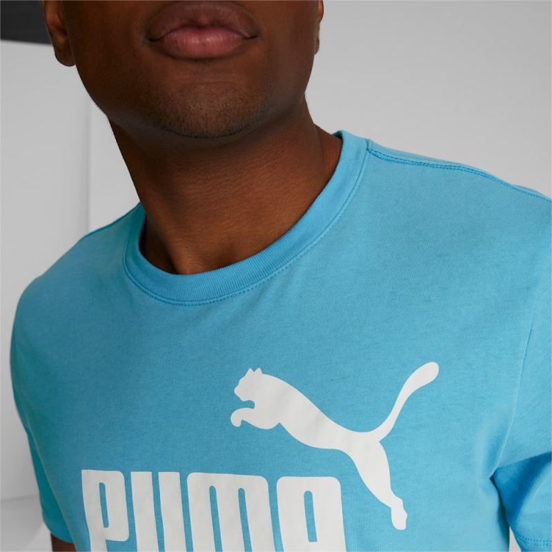 Puma | Men's Essentials Logo Tee - Hero Blue