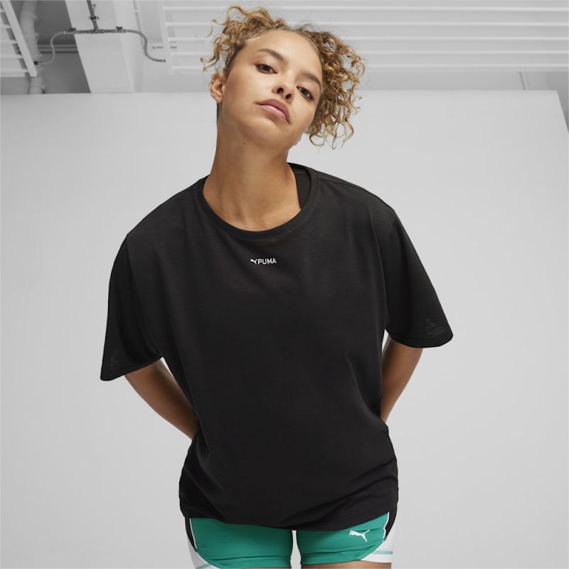 Puma | Women's FIT Oversized Tee - Black