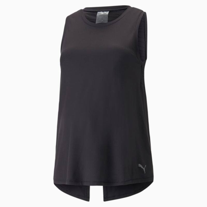 Puma | Women's Maternity Relaxed Training Tank Top - Black