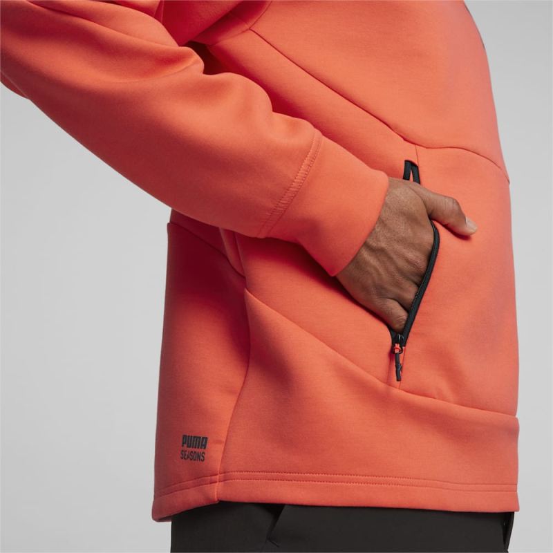 Puma | Men's SEASONS Hoodie - Active Red