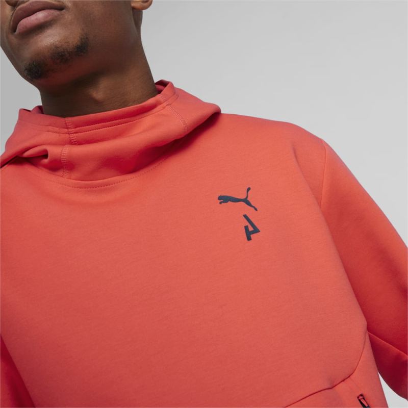 Puma | Men's SEASONS Hoodie - Active Red