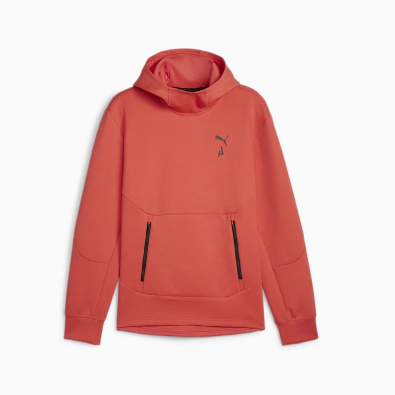 Puma | Men's SEASONS Hoodie - Active Red