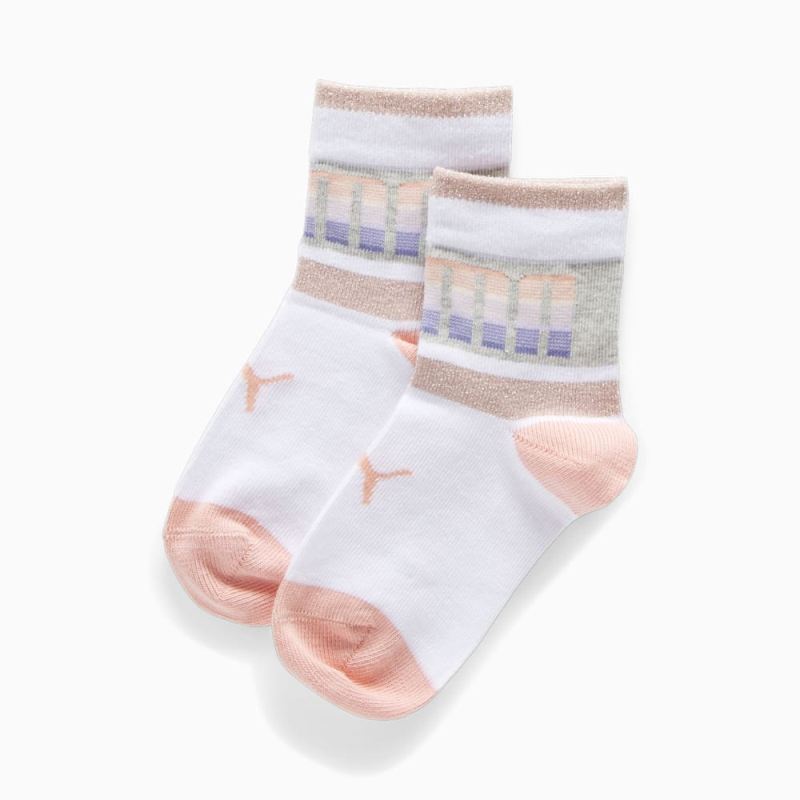 Puma | Girls Big Kids Seasonal Socks (1 Pair) - white