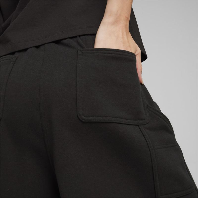 Puma | Women's DOWNTOWN High Waist Shorts - Black