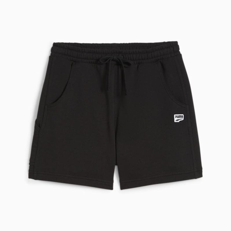 Puma | Women's DOWNTOWN High Waist Shorts - Black