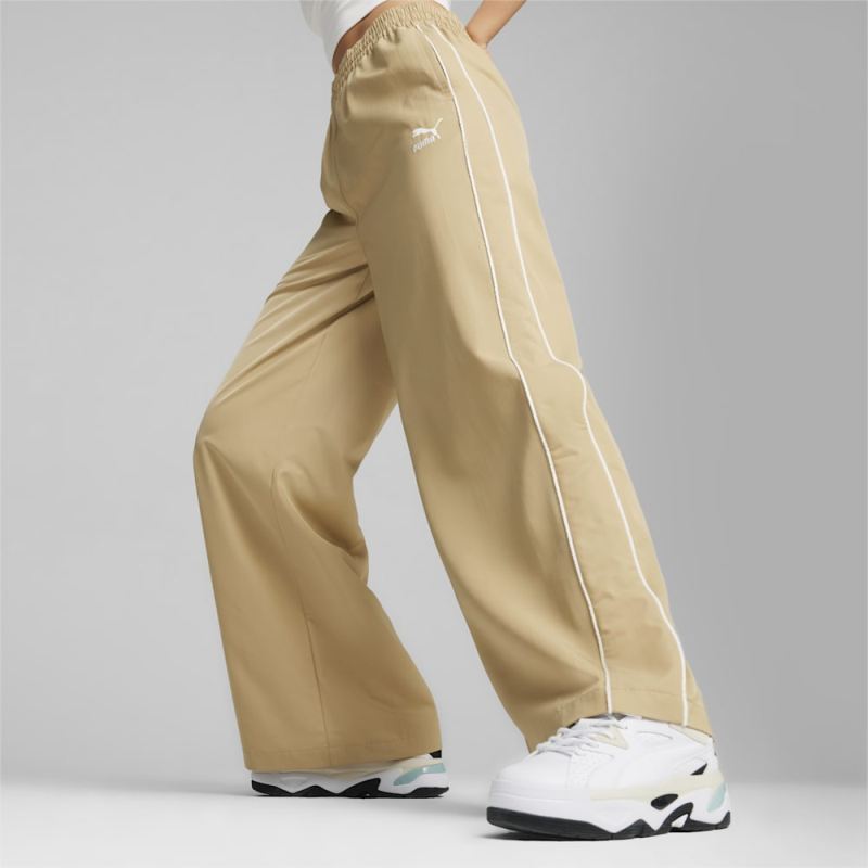 Puma | Women's T7 Relaxed Track Pants - Prairie Tan