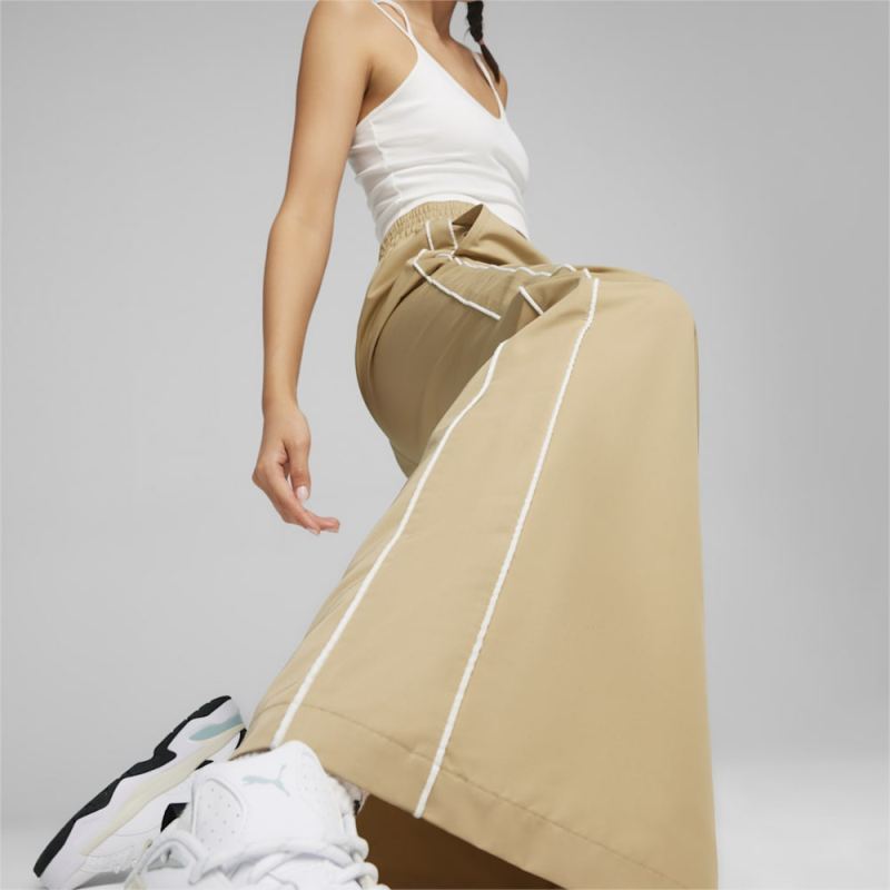 Puma | Women's T7 Relaxed Track Pants - Prairie Tan