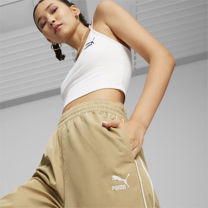 Puma | Women's T7 Relaxed Track Pants - Prairie Tan