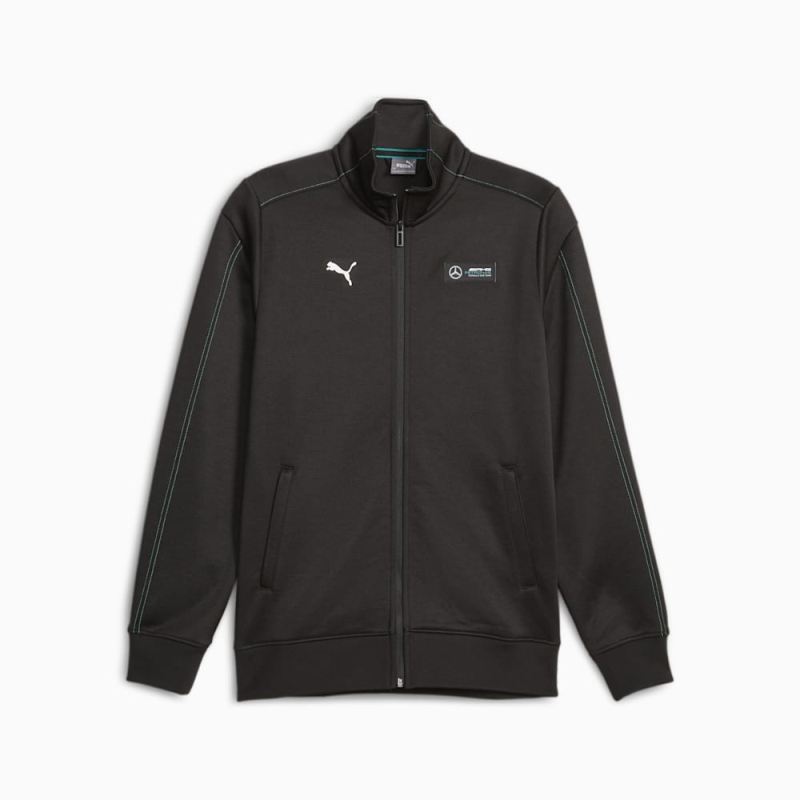 Puma | Men's Mercedes AMG-Petronas F1 MT7 Motorsport Track Jacket - Black