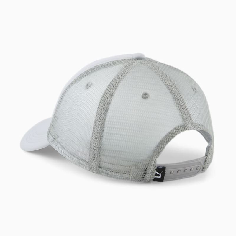 Puma | Women's NYC Run Along Retro Trucker Hat - LIGHT PASTEL GREY