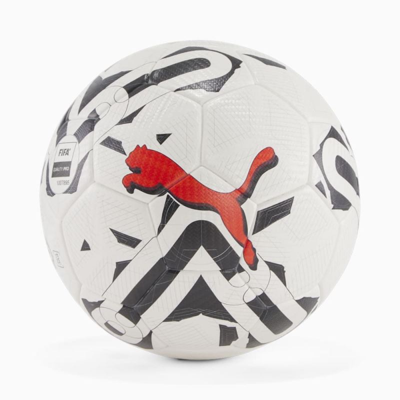 Puma | Men's Orbita 2 TB FQP Soccer Ball - White-Black-Red