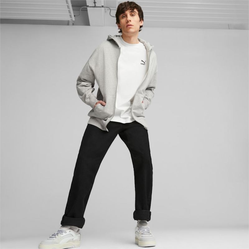 Puma | Men's Better Classics Relaxed Hoodie - Light Gray Heather