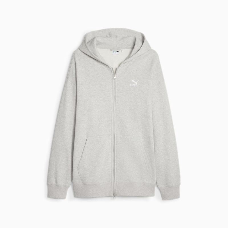 Puma | Men's Better Classics Relaxed Hoodie - Light Gray Heather